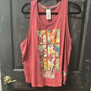 Disney Women's Red Tiki Room Tank Top